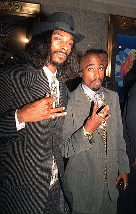 New York Daily News Archive Plakát, Obraz - Snoop Doggy Dog and Tupac Shakur, 26.7 × 40 cm