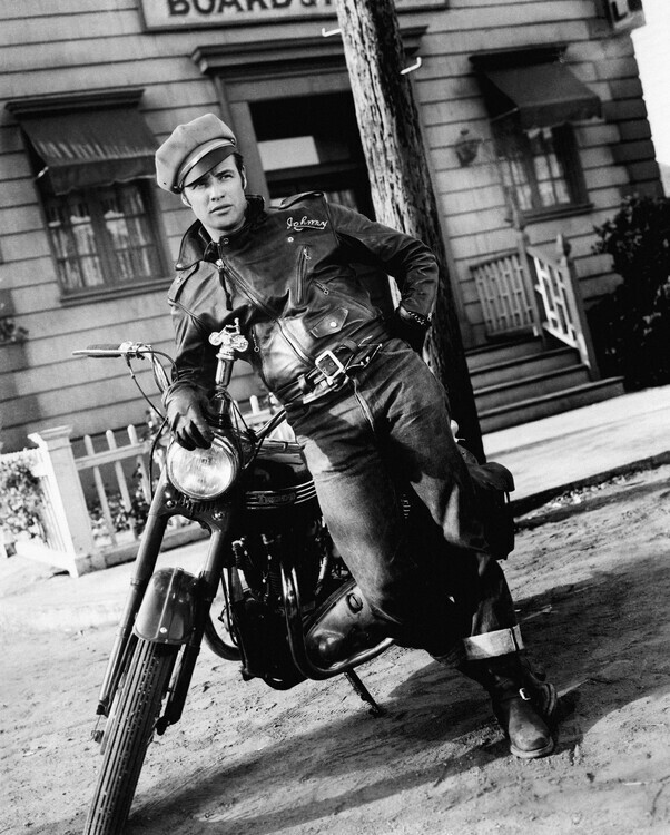 Bettmann Plakát, Obraz - Marlon Brando in The Wild One, 30 × 40 cm