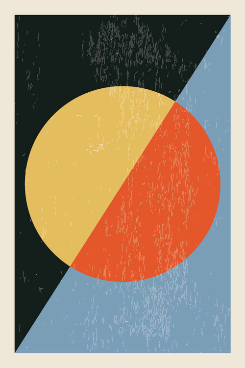 jay stanley Plakát, Obraz - Minimal Abstract Shapes Series #18, jay stanley, 26.7 × 40 cm