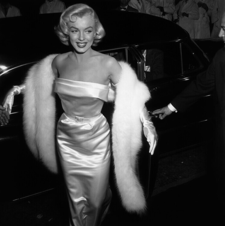 M. Garrett Plakát, Obraz - Monroe At Premiere, 40 × 40 cm