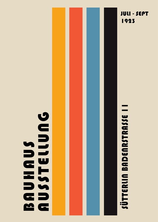 autor Plakát, Obraz - Bauhaus Ausstellung, 30 × 40 cm