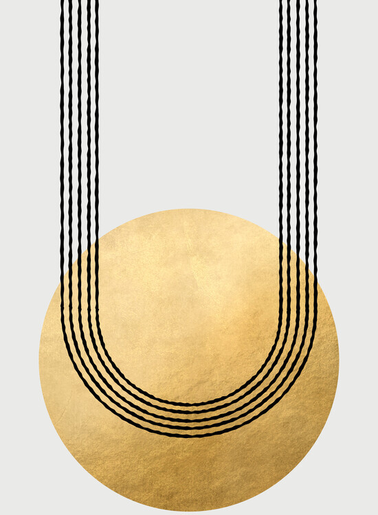 Blursbyai Plakát, Obraz - Gold balanced, Blursbyai, 30 × 40 cm
