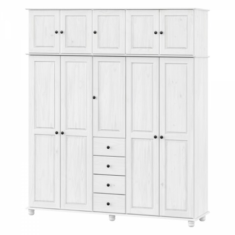 Nástavec 5dveřový 8855BK bílý lak, kovové úchytky 8855BK Idea