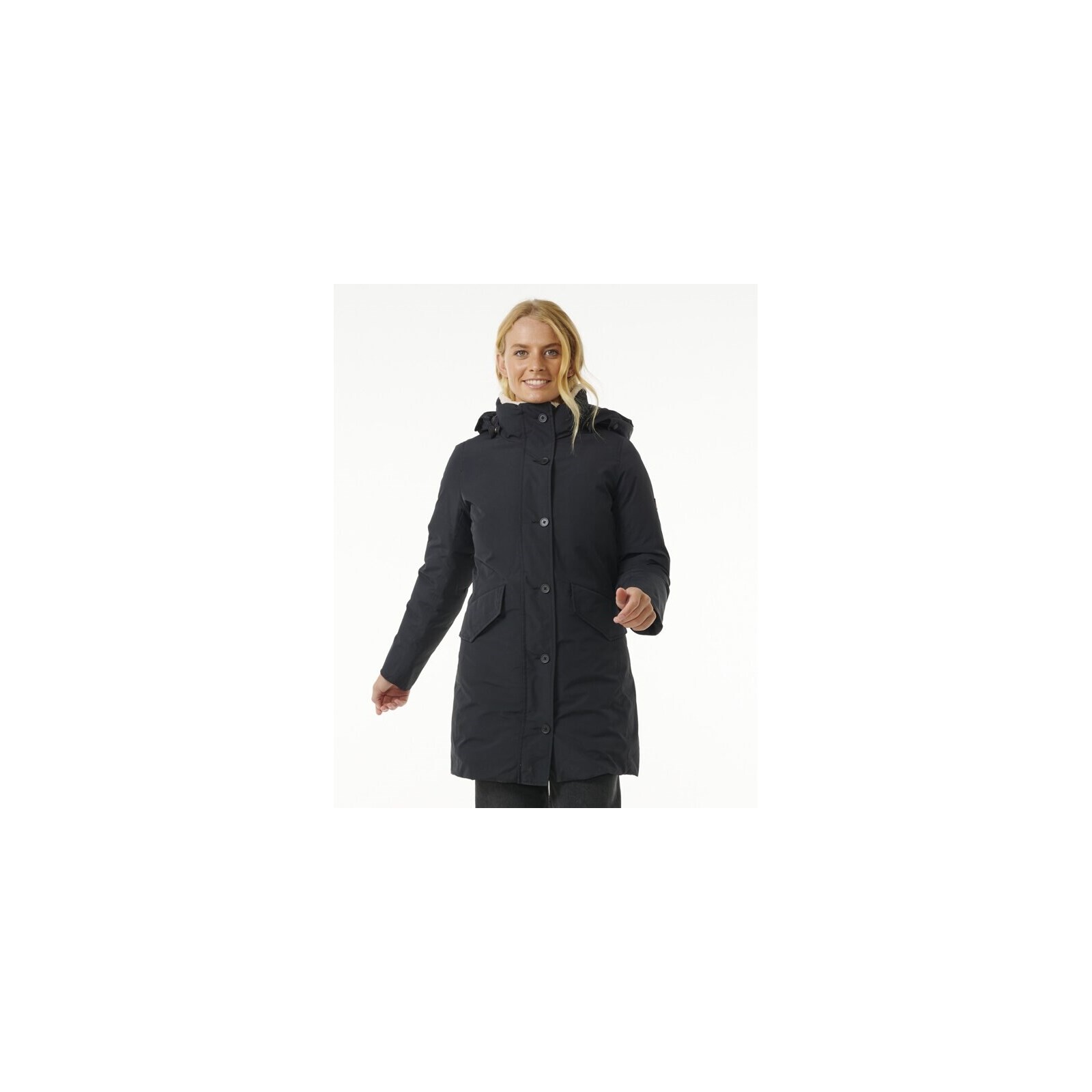 bunda RIP CURL - Anti-series Rain Parker Washed Black (8264) velikost: XS