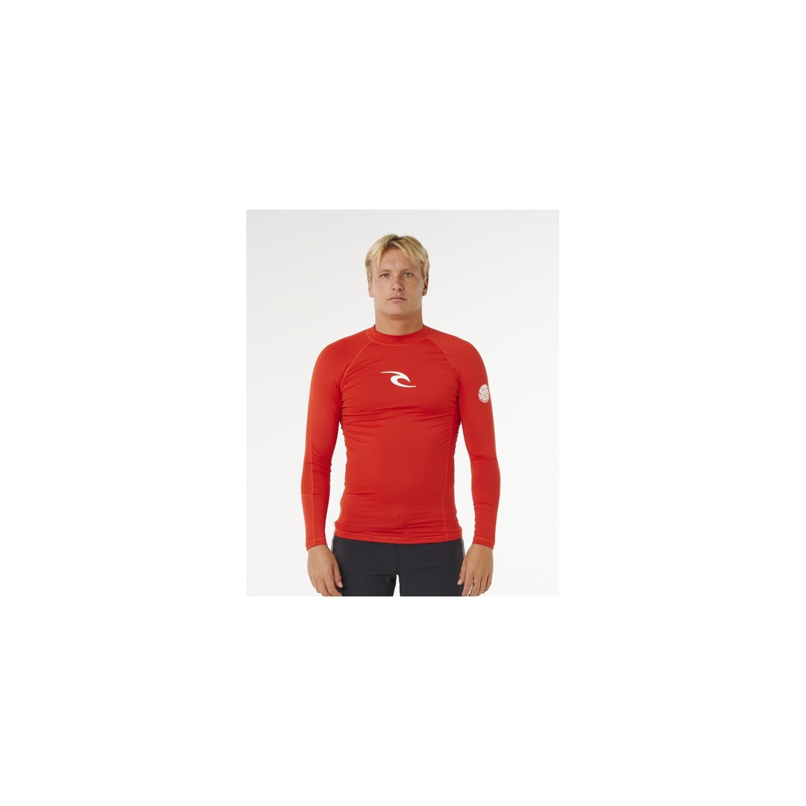 lycra RIP CURL - Waves UPF Perf L S Lava Red (2374) velikost: XL