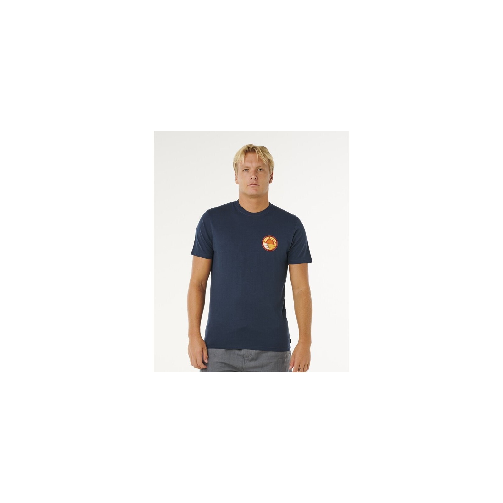 triko RIP CURL - Pacific Rinse Stacked Tee Dark Navy (291)