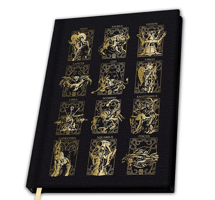 ABY STYLE Zápisník Sain Seiya - Gold Armors, A5