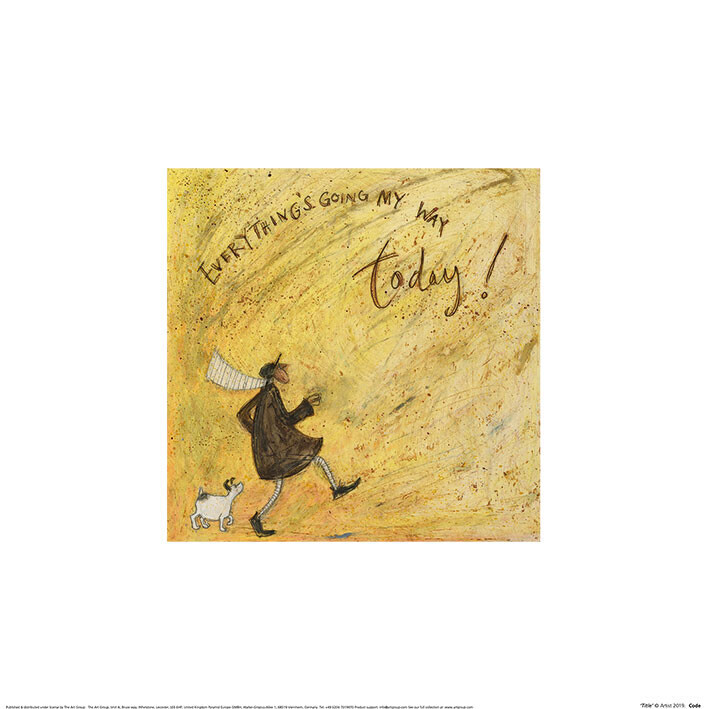 PYRAMID Umělecký tisk Sam Toft - Everything'S Going My Way Today!, 30 × 30 cm