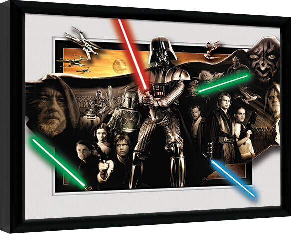 PYRAMID Obraz na zeď - Star Wars - Vader Cloak, 44.5 x 34.3 cm