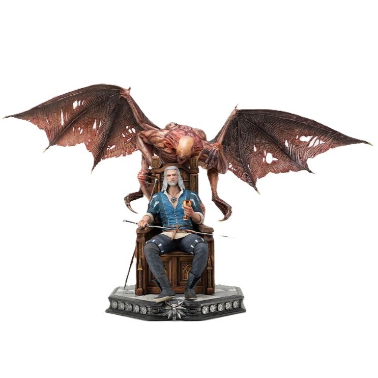 FS Holding Figurka PureArts The Witcher 3: Wild Hunt - Geralt Deluxe Limited Edition Statue 1/4 Scale, 60 cm
