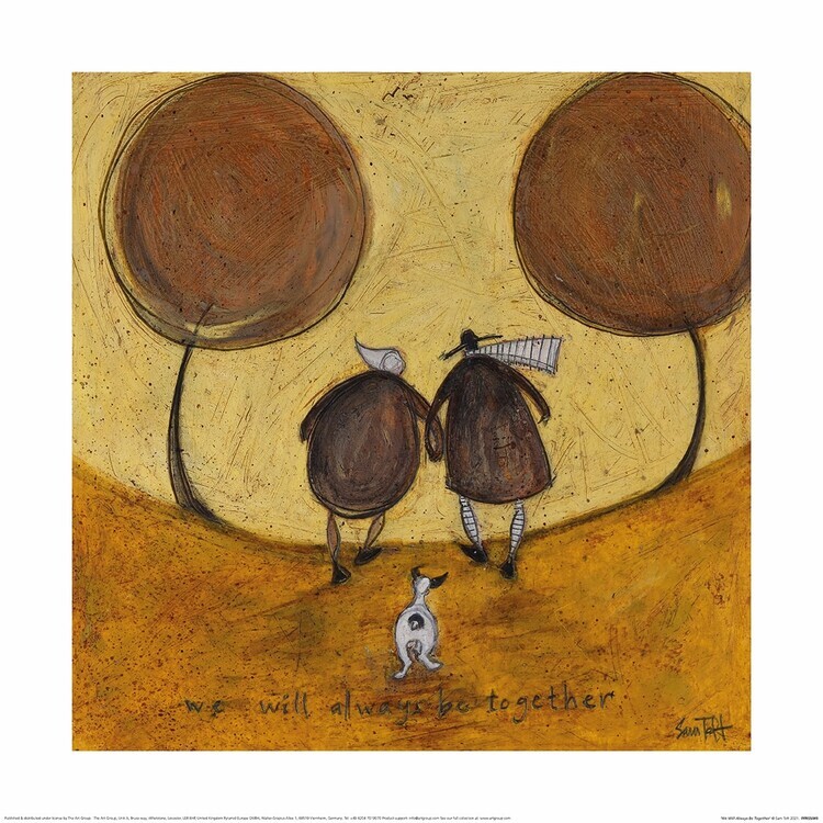 PYRAMID Umělecký tisk Sam Toft - We Will Always Be Together, 40 × 40 cm