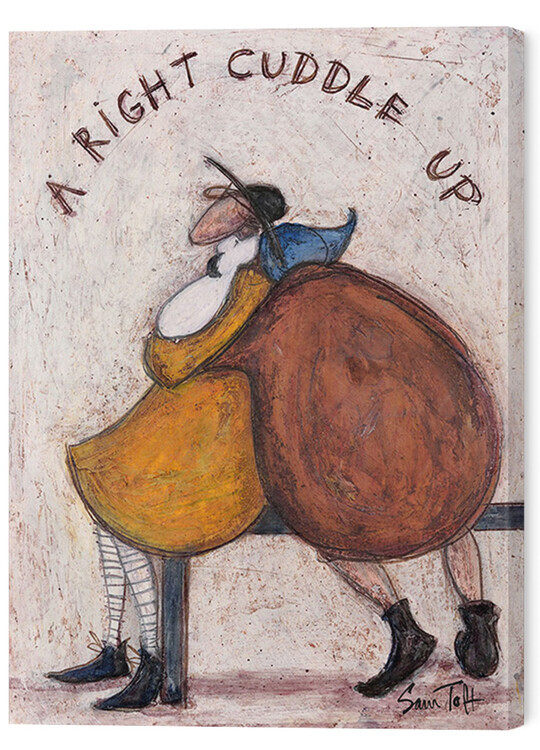 PYRAMID Obraz na plátně Sam Toft - Aright Cuddle Up, 2 - 30×40 cm