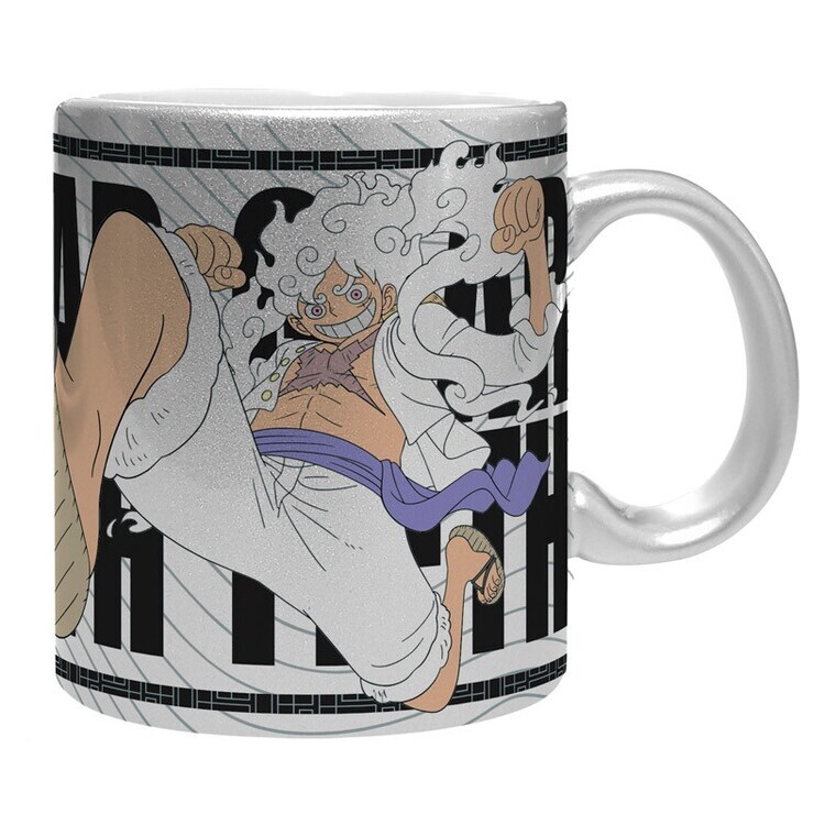 ABY STYLE Hrnek One Piece - Silver Luffy, 0,32 l