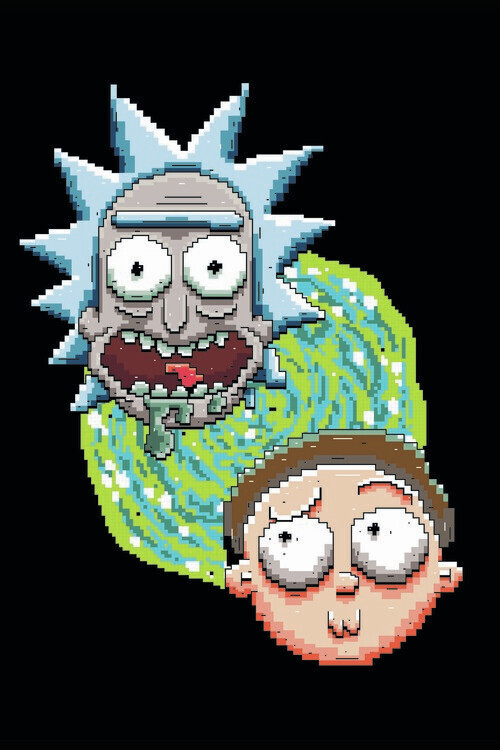 Europosters Plakát, Obraz - Rick and Morty - Iconic Duo, 26.7 × 40 cm