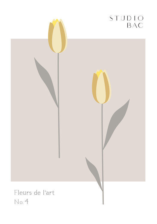 Studio Collection Plakát, Obraz - Tulips Studio Bac, Studio Collection, 26.7 × 40 cm