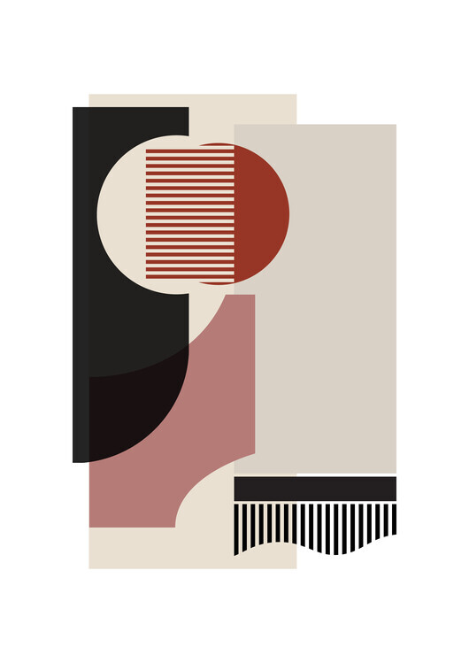 Nordic Creators Plakát, Obraz - Rose & Grey, Nordic Creators, 30 × 40 cm