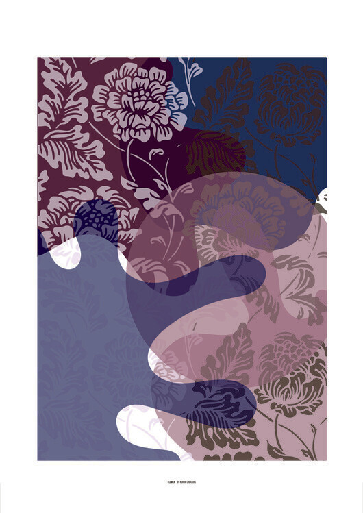 Nordic Creators Plakát, Obraz - Flower, Nordic Creators, 30 × 40 cm