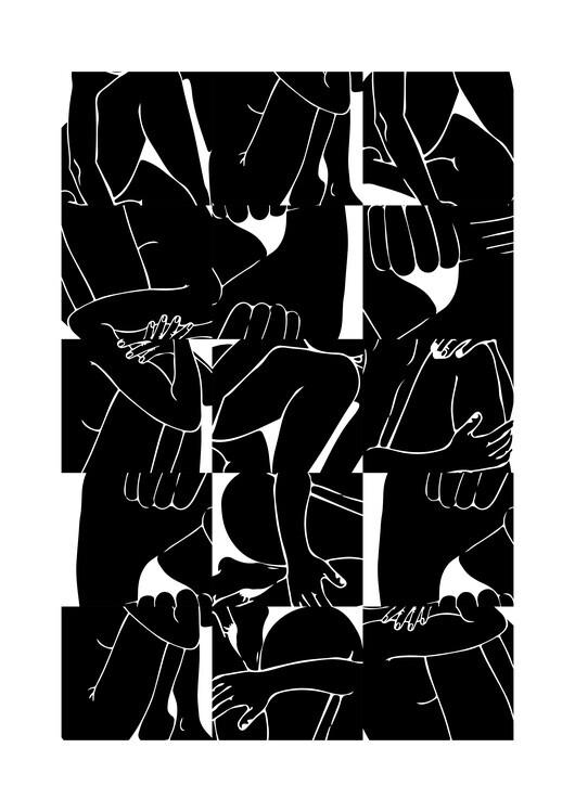 Nordic Creators Plakát, Obraz - Bodies, Nordic Creators, 30 × 40 cm