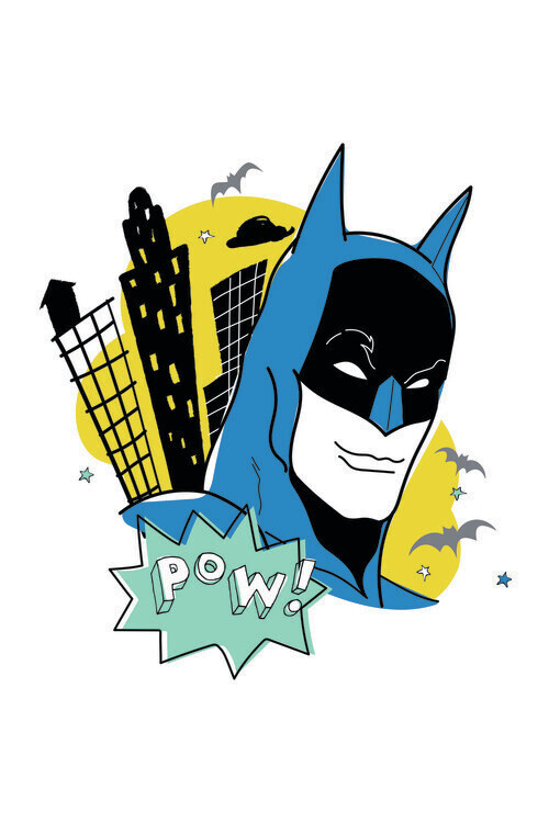 Europosters Plakát, Obraz - Batman - Sketch art, 26.7 × 40 cm