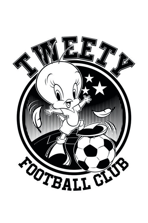 Europosters Plakát, Obraz - Tweety - Football club, 26.7 × 40 cm