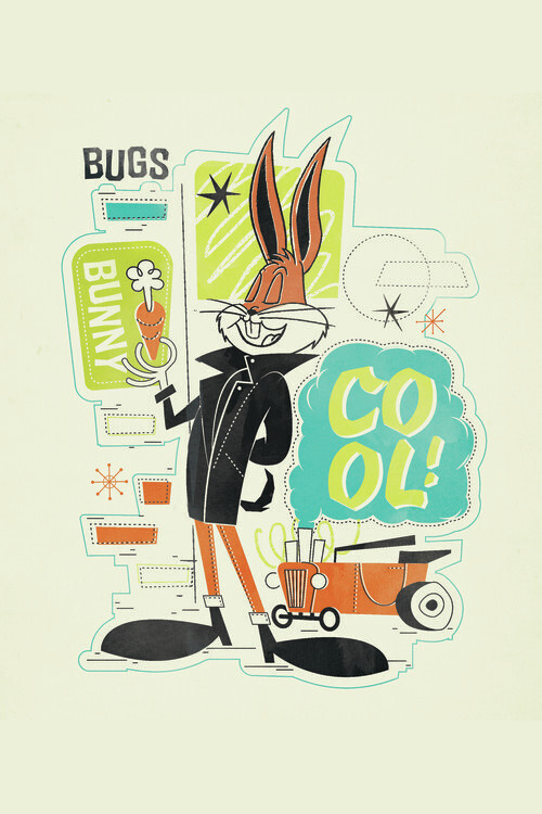 Europosters Plakát, Obraz - Cool Bugs Bunny, 26.7 × 40 cm