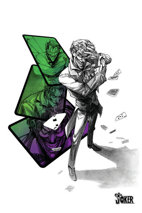 Europosters Plakát, Obraz - Joker - Hráč, 26.7 × 40 cm