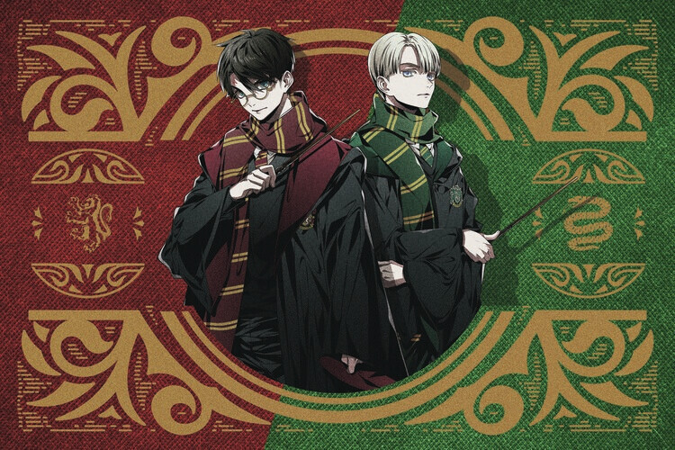 Europosters Plakát, Obraz - Harry Potter - Manga, 40 × 26.7 cm