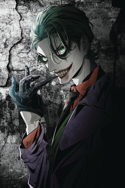 Europosters Plakát, Obraz - Joker - Manga, 26.7 × 40 cm