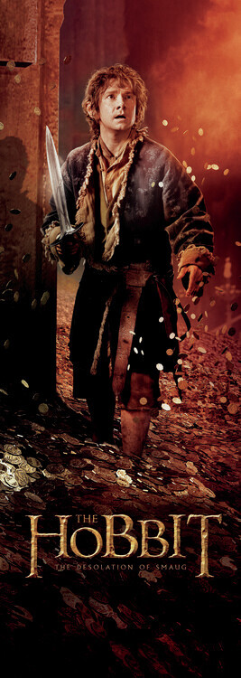 Europosters Plakát, Obraz - Hobbit - Bilbo, 21.3 × 60 cm