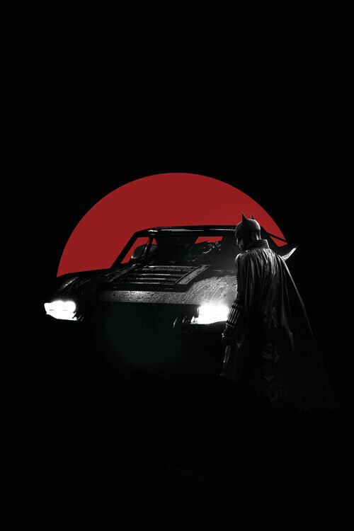 Europosters Plakát, Obraz - Batman - Batmobile, 26.7 × 40 cm