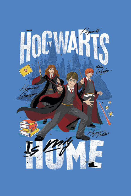 Europosters Plakát, Obraz - Harry Potter - Hogwarts is my home, 26.7 × 40 cm