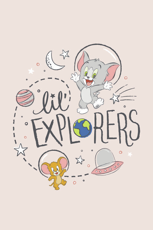 Europosters Plakát, Obraz - Tom and Jerry - Explorers, 26.7 × 40 cm
