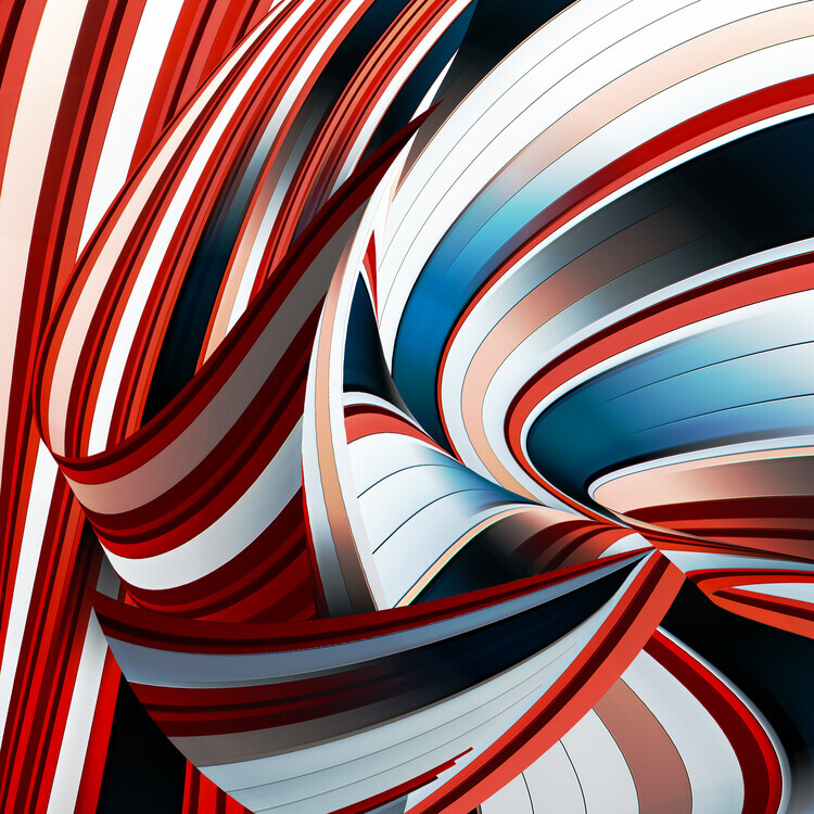 Gilbert Claes Plakát, Obraz - Passione annodata, Gilbert Claes, 40 × 40 cm