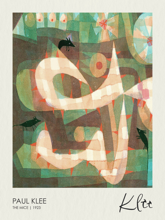 Paul Klee Plakát, Obraz - The Mice (1923), Paul Klee, 30 × 40 cm