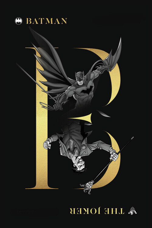 Europosters Plakát, Obraz - Batman and Joker - 80th, 26.7 × 40 cm
