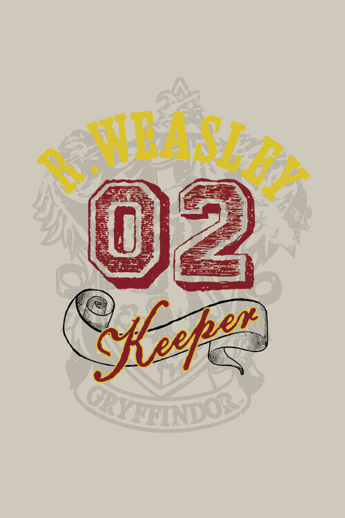 Europosters Plakát, Obraz - Ron Weasley - Keeper 02, 26.7 × 40 cm