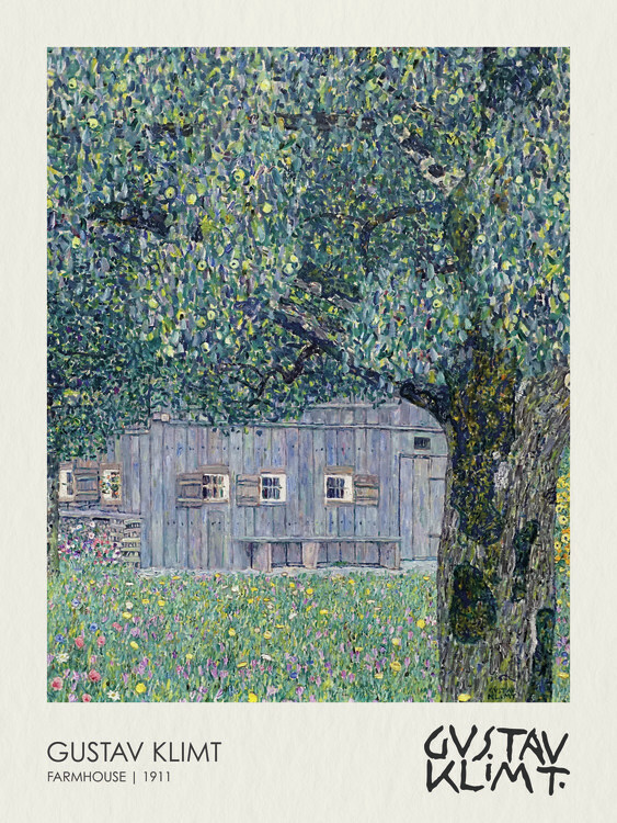 Gustav Klimt Plakát, Obraz - Farmhouse in Upper Austria (1911–1912), Gustav Klimt, 30 × 40 cm