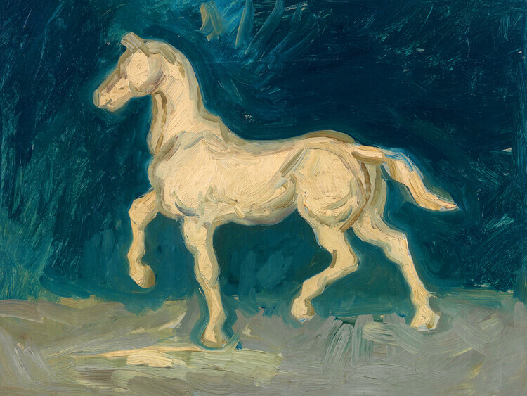 Vincent van Gogh Plakát, Obraz - Horse (1886), Vincent van Gogh, 40 × 30 cm