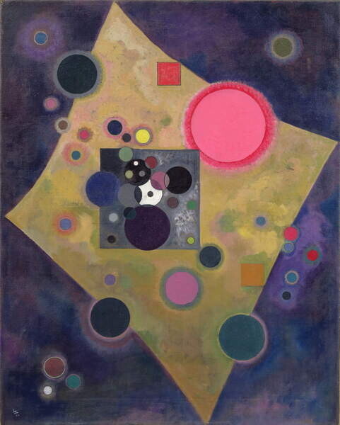 Wassily Kandinsky Plakát, Obraz - Accent en Rose (1926), Wassily Kandinsky, 30 × 40 cm