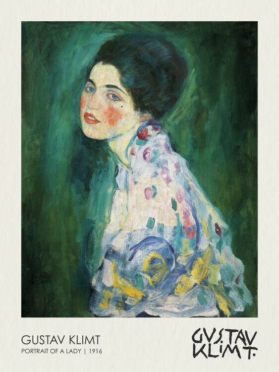Gustav Klimt Plakát, Obraz - Portrait of a Lady (1916)dogged, Gustav Klimt, 30 × 40 cm
