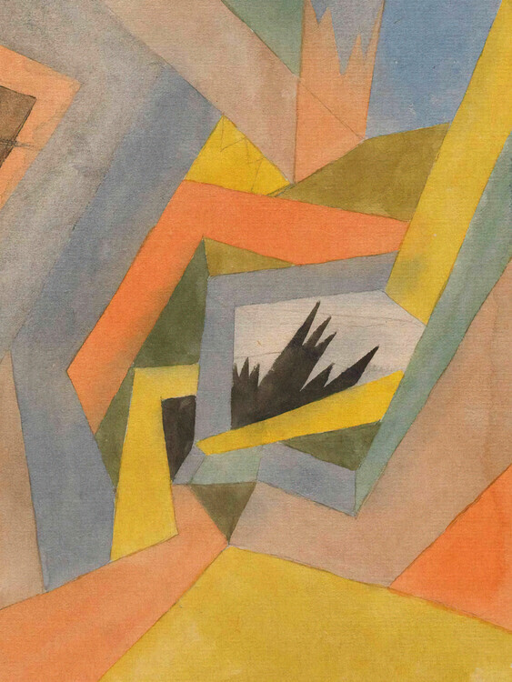 Paul Klee Plakát, Obraz - The Idea of the Firs, Paul Klee, 30 × 40 cm