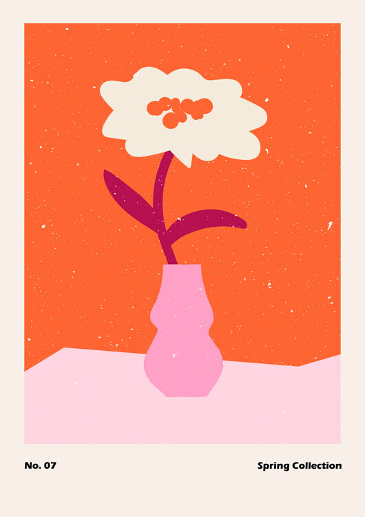 NKTN Plakát, Obraz - Spring Flower #07, NKTN, 30 × 40 cm