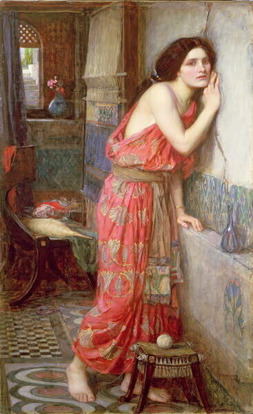 Waterhouse, John William Plakát, Obraz - Thisbe, Waterhouse, John William, 24.5 × 40 cm
