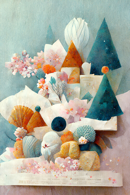 Treechild Plakát, Obraz - A Tiny Village, Treechild, 26.7 × 40 cm