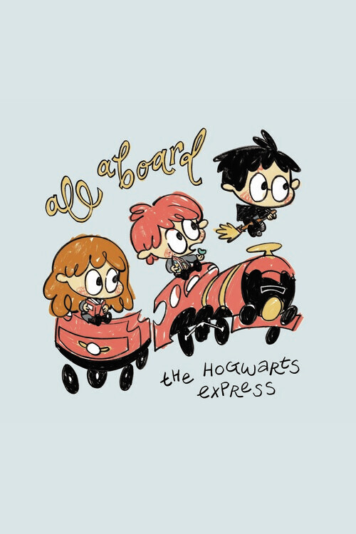 Europosters Plakát, Obraz - Harry Potter - All aboard to Hogwarts, 26.7 × 40 cm