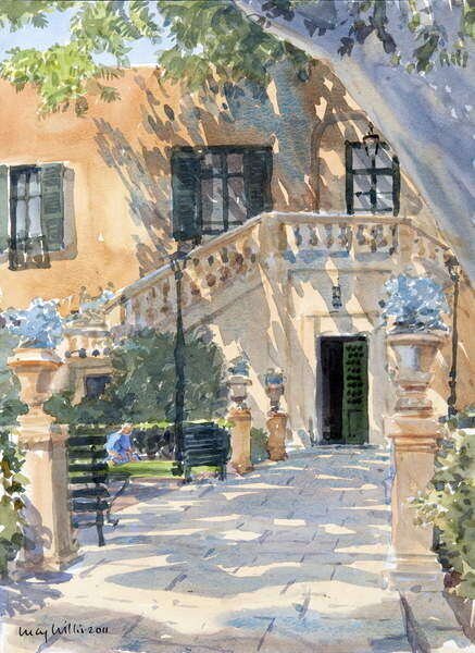 Lucy Willis Plakát, Obraz - Afternoon Shade, 2011, Lucy Willis, 30 × 40 cm