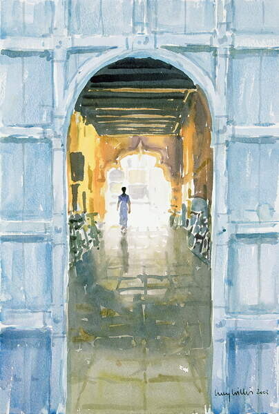 Lucy Willis Plakát, Obraz - Walking Towards the Light, Cochin, 2002, Lucy Willis, 26.7 × 40 cm