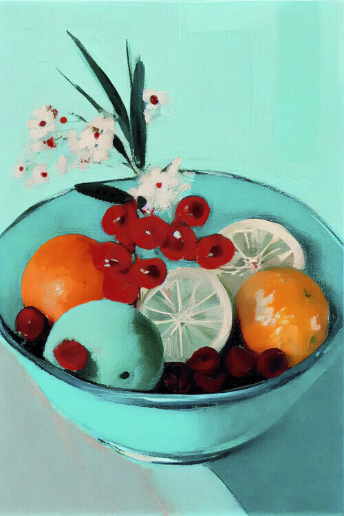 Treechild Plakát, Obraz - Delicious Fruits, Treechild, 26.7 × 40 cm