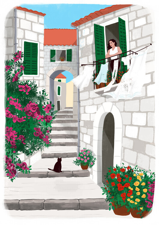 Maja Tomljanovic Plakát, Obraz - A snippet of Life, Maja Tomljanovic, 30 × 40 cm