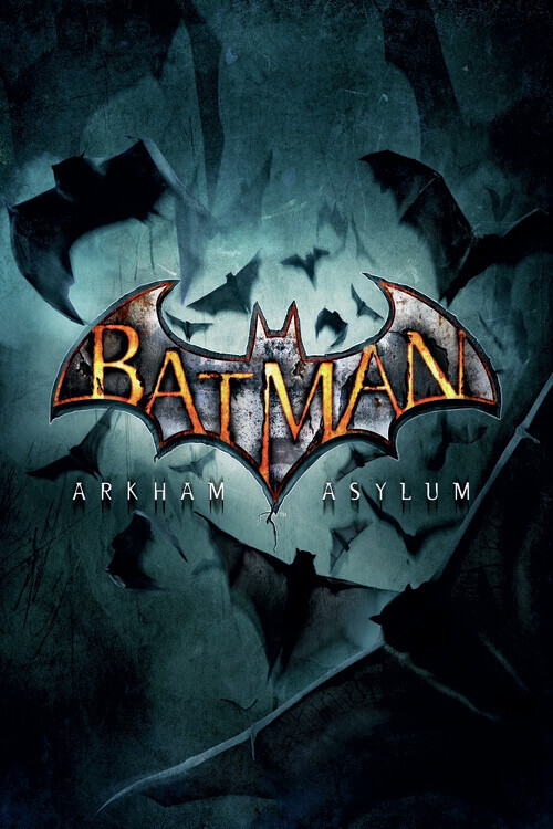 Europosters Plakát, Obraz - Batman Arkham Asylum -  Logo, 26.7 × 40 cm
